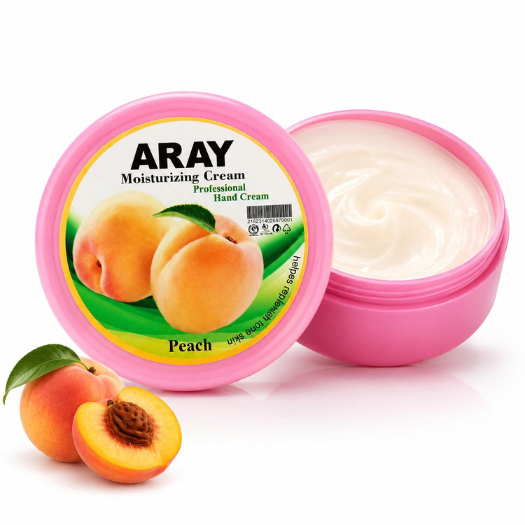 کرم مرطوب کننده دست آرای ARAY مدل Peach